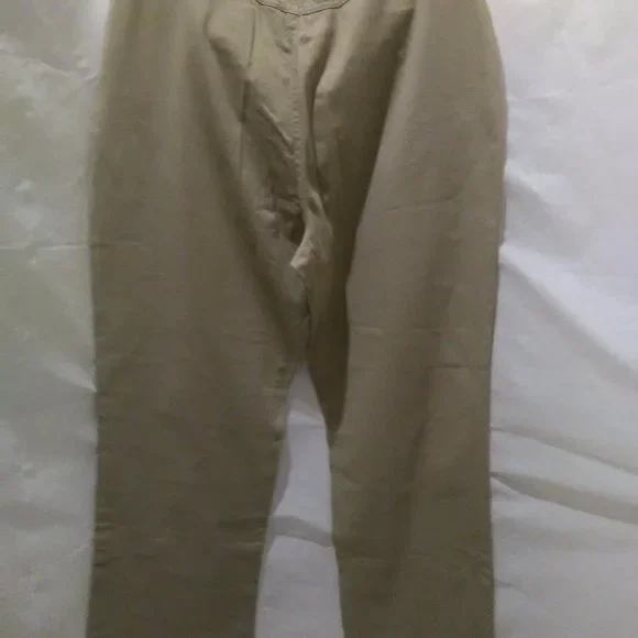 Khakis Rag Washed Comfort Women's Pants Color Beige Size 11/12 - Picture 8 of 8